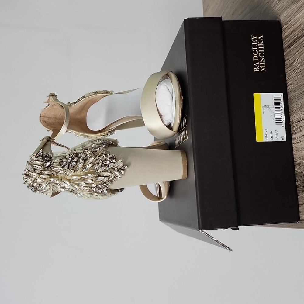 Authentic Badgley Mischka Seina size 8.5